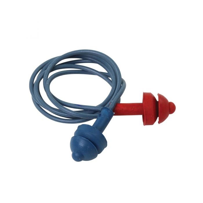 Proteção de ouvido 2 flanges azul e vermelho (Pack 200 Uni.)