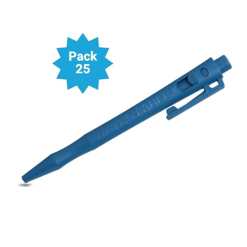 Caneta detetável HD (Pack 25 Uni.)